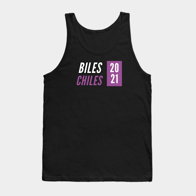 Biles/Chiles 2021 Tank Top by Half In Half Out Podcast